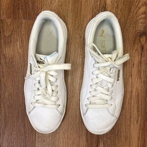 Puma Classic White Leather Sneakers 7